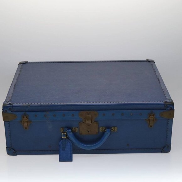 LOUIS VUITTON Epi Alzer 65 Trunk Blue LV Auth 107772A - Picture 6 of 15